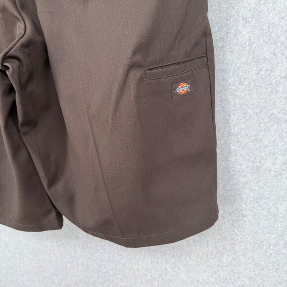 Dickies Mens Twill Work Loose Fit Short Size 36 Brown 13" Work Delivery NEW - Picture 5 of 13
